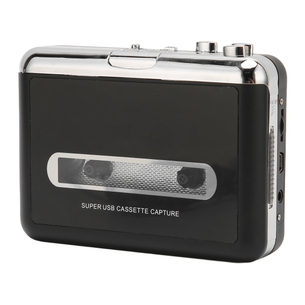 Kassettspelare uppgraderar portabelt USB band till MP3-omvandlare med löstagbara högtalare för bärbara datorer och CD-brännare