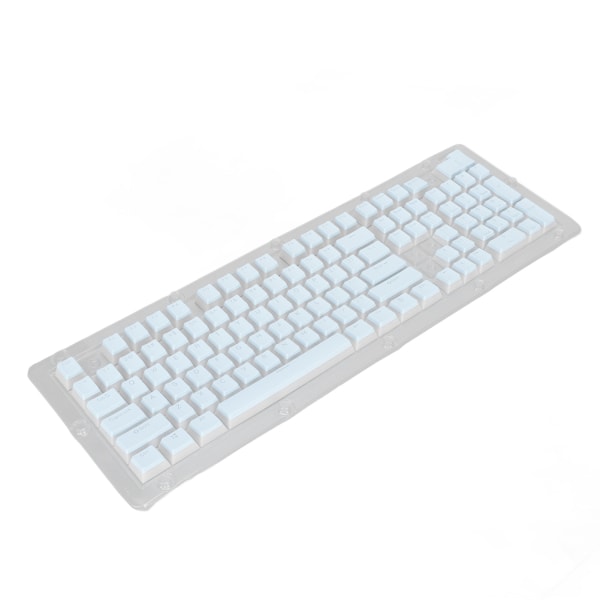 PBT Keycaps High Low Layout Double Layer 2 Color 108 Keys Mechanical Keyboards for 61 87 104 108 Keyboard Blue