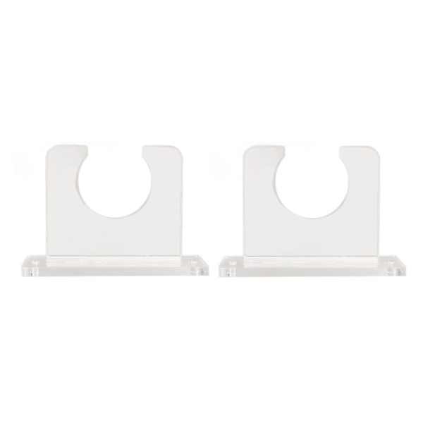 2 stk Baseball Bat Holder for Vertikal Display Robust Akryl Bat Henger Baseball Bat Veggmontert Display Rack