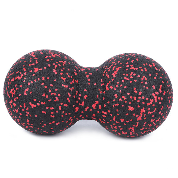 24x12cm Sportsmassasjeapparat Fitness Yogaball Massasje Akupunkturpunkter Massasjeutstyr (rød svart)