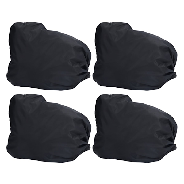 4 stk. bil bakspejl beskyttende cover 190T polyester taft hane frost guard cover sort