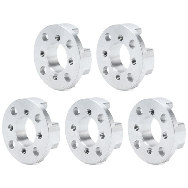 5 stk. hulmønsteradapter aluminiumslegering 5-huls navadapter til robotter ingeniørudstyr 3206-0016-0001