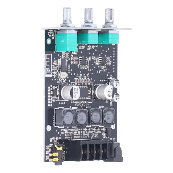 Förstärkarkort 50W+50W Ljud Stereo Modul Bas Diskant Kontroll Bluetooth AUX Ingång Set Kit
