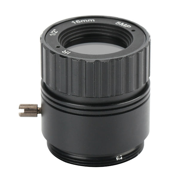 CCTV fast objektiv 16 mm 5 MP High Definition CS-fäste för säkerhetskamera