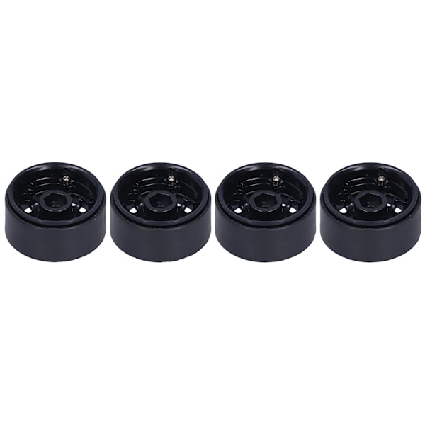 4 st 1/10 RC Beadlock-hjulnav 12 hål Metallhjulnav Ersättning för AXIAL/HSPBlack