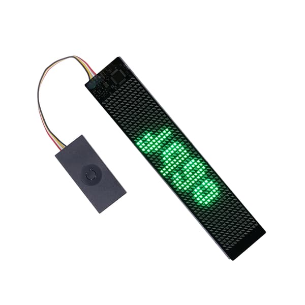 LED Matrix Panel Grön Programmerbar Flexibel Scrollande LED-skylt för Butik Bil Bar Hotell