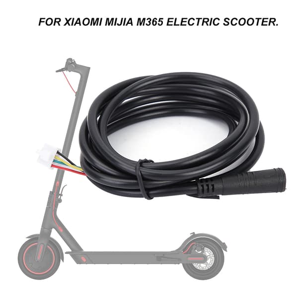 1,27 m 42V Sort Gummi Data Strømkabel Tilbehør til Xiaomi Mijia M365 Elektrisk Scooter