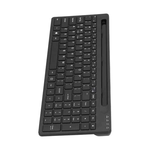 Trådløst tastatur ergonomisk datatilbehør med telefonholder for OS X for Android for Windows