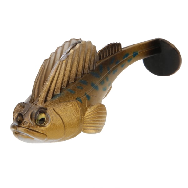 Kiselgel konstgjord bionisk fiskbete fiskeredskap med blixtpaljetter 7 cm 14 g (SOO62-2)