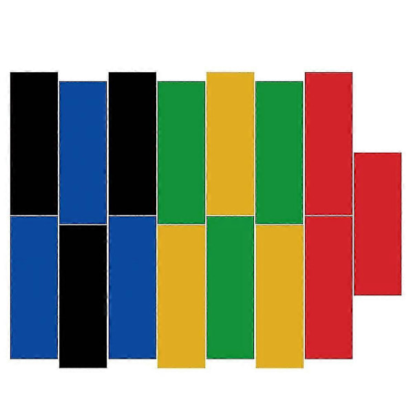Infusible Transfer Ink-ark i solida färger, 15 st 4,5 x 12 tum Infusible Sublimation Ink Transfer kompatibel med