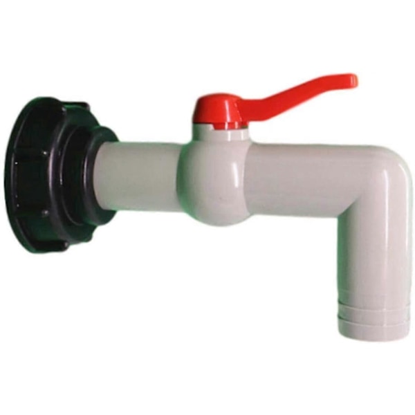 IBC 1000L Plastkranbeslag, 60mm Grov Gjenget Dreneringstankadapter for Badekaradapter Hagekran, 20/25/32mm Export32mm