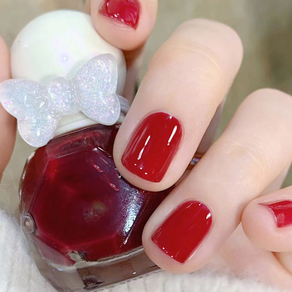 Nagellack Gel Vattenbaserad Hög Glans Blank Hållbar Frostad Nagellack för Damer B04