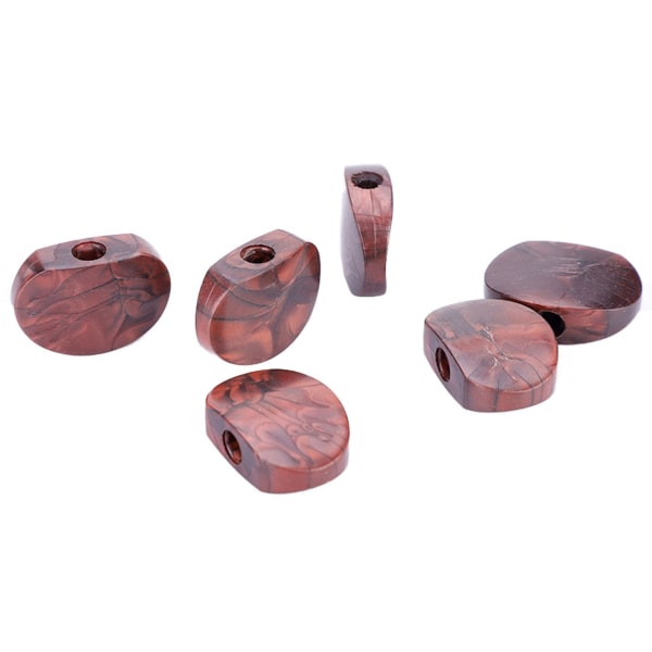 6 STK/ Sett Tuning Pegs Maskinhoder Akrylknapper for gitar(#5)
