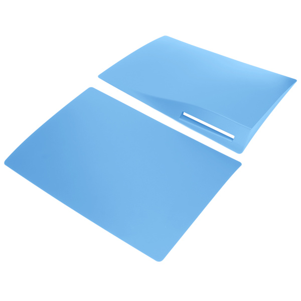 Udskiftning af frontpladecover til PS5 Støvtæt slagfast frontpladecover til PS5 Gaming Console Star Blue