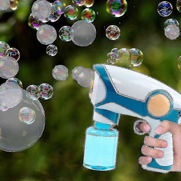 Rökbubbelmaskin Bubbelblåsare Hälsosam Rökbubbla Leksak För Barn Zekai Blå BubbelFisk