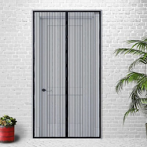 Magnetisk Insektnet Dørgardin - 100cm X 210cm - Justerbar og Nem at Installere - Perfekt til Alle Døre
