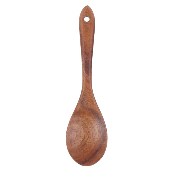 Teak Wood servise Food Grade Wooden Kitchen Restaurant Spisebordservise for SalatSpoon