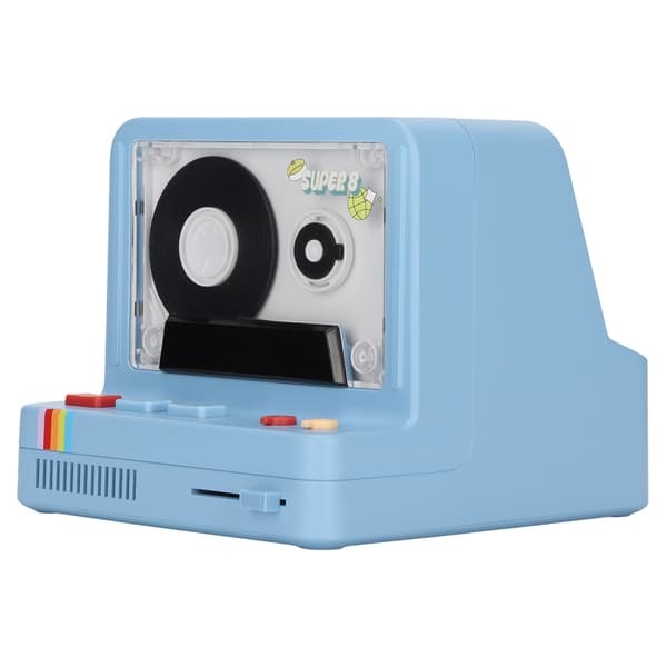 Bluetooth kassettspiller bærbar stereo retro Bluetooth-høyttaler støtter Bluetooth AUX og minnekort blå