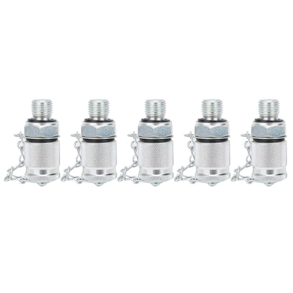 5 st hydrauliska testadaptrar gängtestkopplingar tryckmätning PT/PPTUNF1/2in