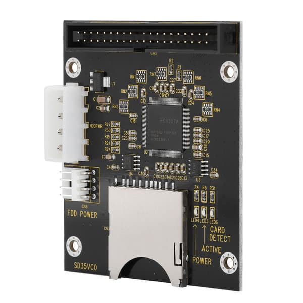 SD minnekort til 3,5\" 40-pinners mannlig IDE harddiskadapter sikker digital omformer