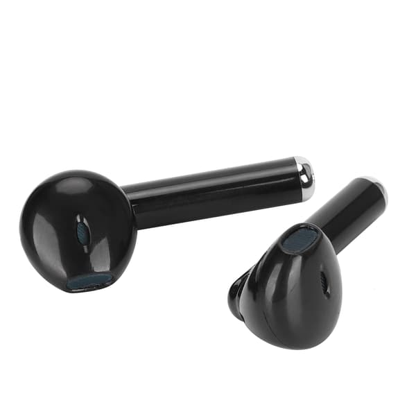 TWS Trådløse Bluetooth 5.0 Høretelefoner Halv In-Ear IPX4 Vandtætte Ørepropper til iPhone/Android Sort