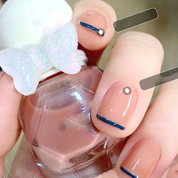 Neglelak Gel Vandbaseret Høj Glans Skinnende Holdbar Frosted Neglelak til Damer B05