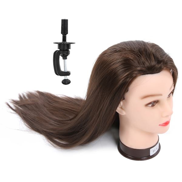 Professionell Mannequin Head Frisör Träningshuvud för hårstyling Flätning 65cm