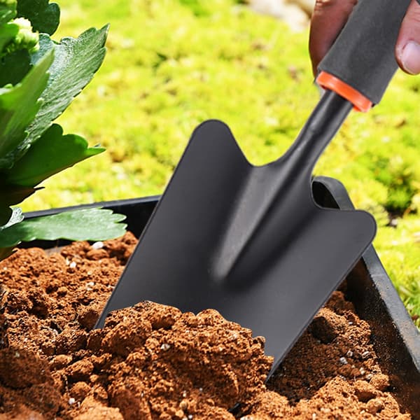 4 st/set Förtjockad Trädgårdsspade Kratta Verktygsset Hem Trädgårdstillbehör för Blomsterplantering
