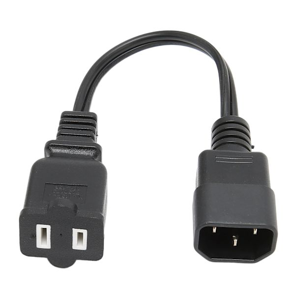 IEC320 C14 till 1 15R sladd hane till hona Vattentät power för skrivbordslampa Digitalkameraprojektor 100‑250V