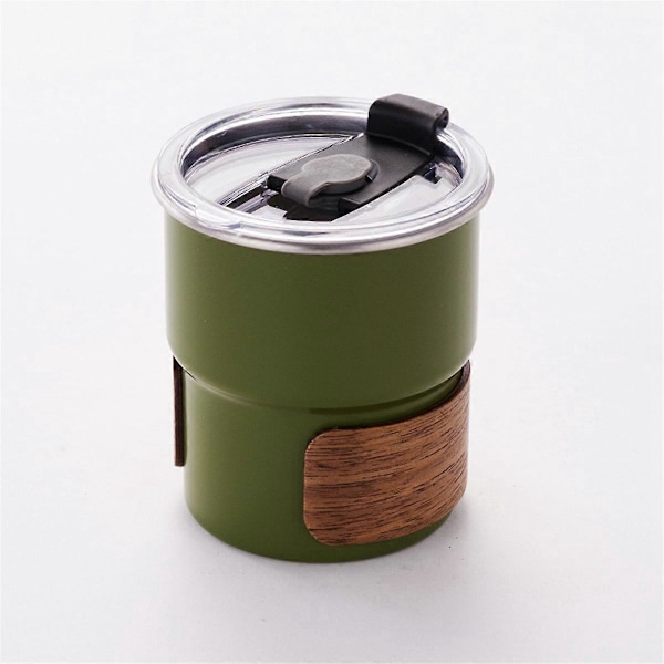 Utomhus Anti-Skållnings Campingmugg Högtemperatur Kaffekopp Grön