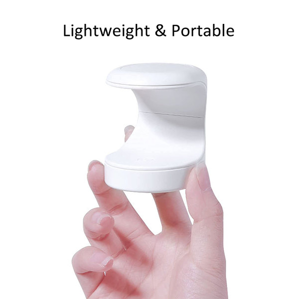 Mini UV LED-nagellampa Bärbar UV-lampa Nagel torktumlare Elektrisk manikymaskin Enstaka finger Gel nagellack Härdande lampa
