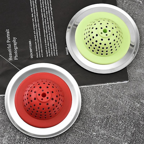 Rostfritt Stål Avloppssil, Hårfälla, 3-pack