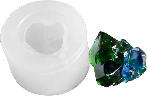 Krystalklynge Silikone Epoxyharpiksform DIY Håndværksprojekt 8 Dele (Tilfældig Stil) COLOR 6
