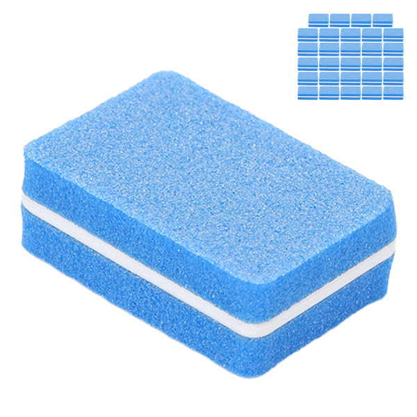 30 st Nail Buffer Block Professionell Salong Mini Bärbar Nail Buffing Sanding Block ManikyrverktygBlå