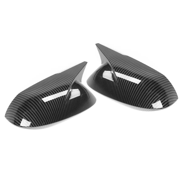 Par sidespeildeksel Horn Style Protector Housing passer til Corolla Sedan/Hatchback Karbonfiberstil