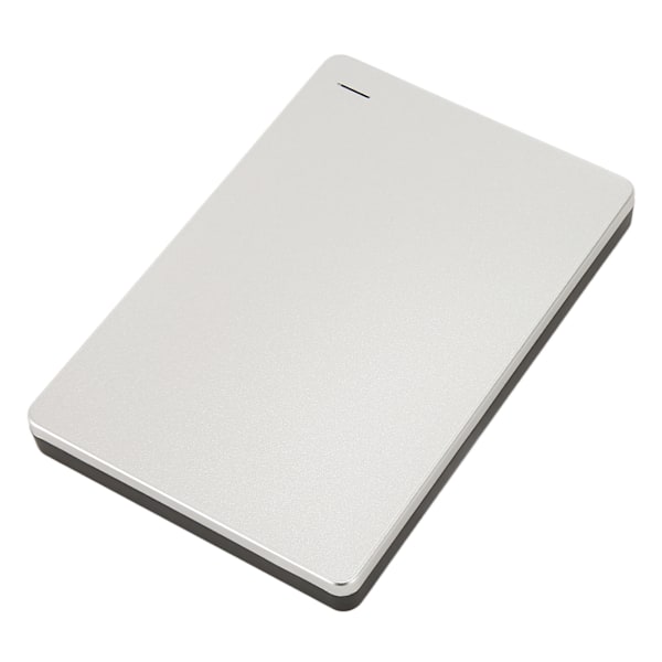 Ekstern harddisk 2,5 tommer USB 3.0 5 Gbps aluminiumlegering plug and play ultra tynd mobil harddisk til pc tv telefon sølvfarve 250 TB