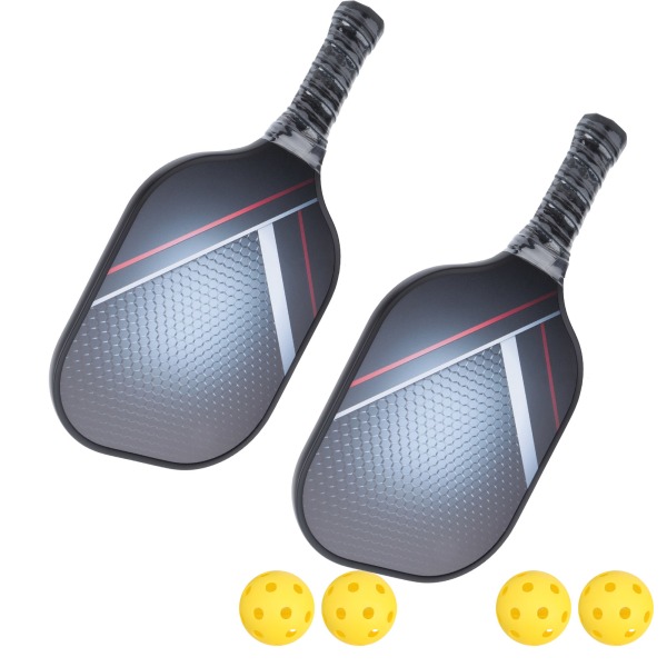 1Set Bärbar Pickleball Paddel Set Lätt Racketboll Kit med Racket Väska