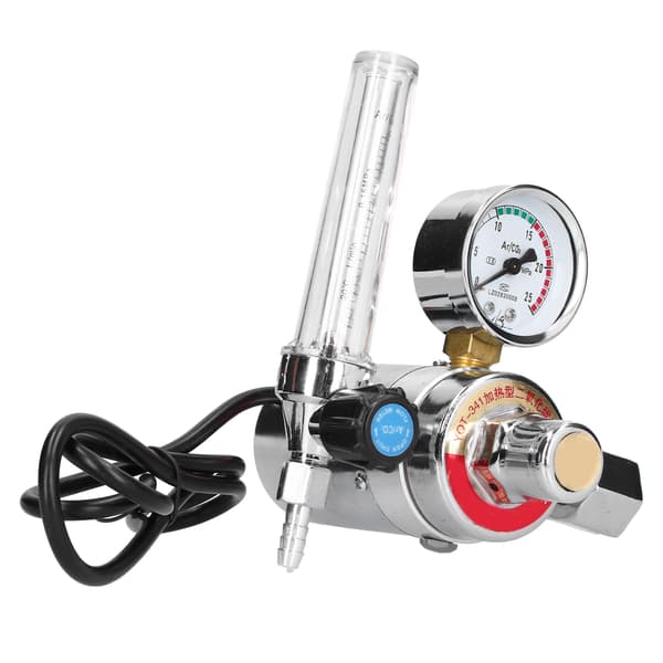 CO2 Regulator Lufttryck Industriella Tillbehör för Kontroll av 15M³/H G5/8in 36V