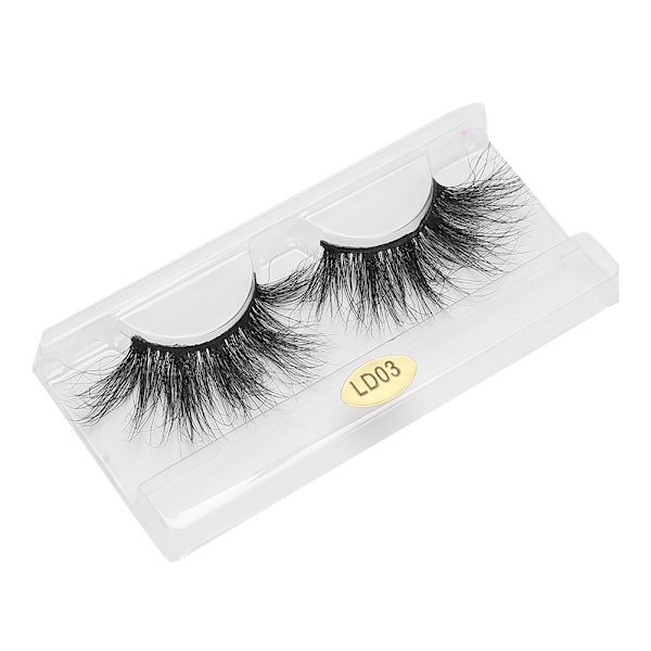 5D 25mm Falska Ögonfransar Makeup Falska Ögonfransar Fluffy Curling Långa Falska ÖgonfransarLD03