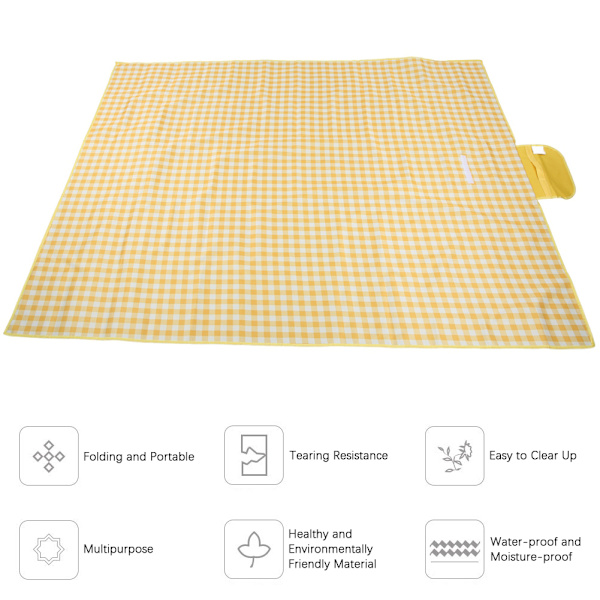 Outdoor Lattiamatot Picnic Pad Kosteudenpitävät Vedenpitävät Matot Spring Outing Beach PadCamping matot