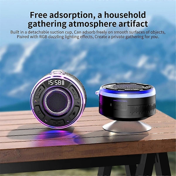 Trådlös Bluetooth-högtalare svart