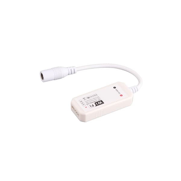 WiFi RGB Controller DC12-24V til farverig LED-strip via smartphone-app-kontrol