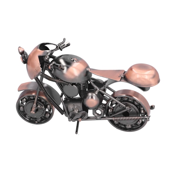 Motorcykel Model Retro Bronze Klassisk Utsøgt Hjem Dekorative Håndværk Ornament