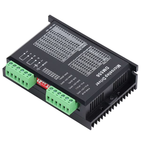 Mikrotrinsdriver Digital til 57 86 NEMA23 NEMA34 Stepmotorcontroller 2-faset 5,6A DM556-Sort-1 Stykke