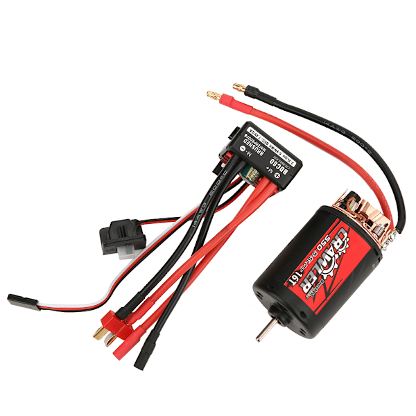 SURPASS 5-Slot 550 0.57 Wire 16T Brushed Motor +BCD80A ESC RC Accessory