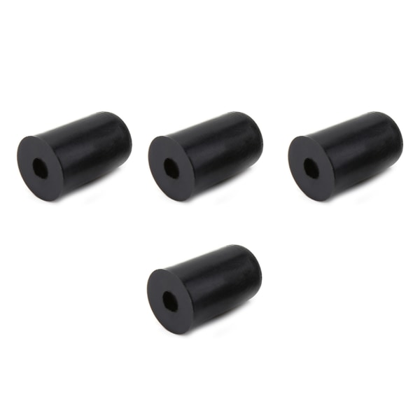4st svart gummispets för cello Endpin NOn Slip Cap Instrumentskydd