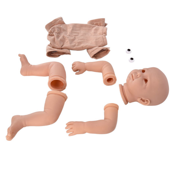 21 tums Reborn docka kit mjuk vinyl simulerad DIY omålad docka delar mögel tillbehör för barn