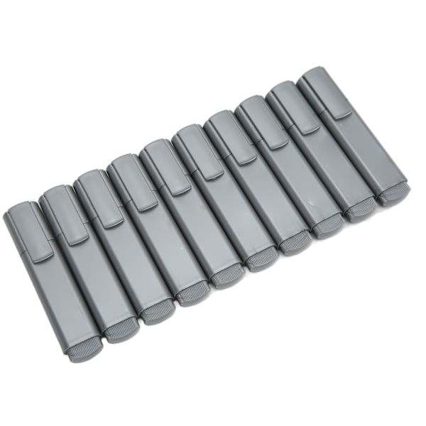 10 stk. Metallic Highlighter - Lugtfri ensartet farve - Ergonomisk design - Pletbestandig - Udfadningsfri