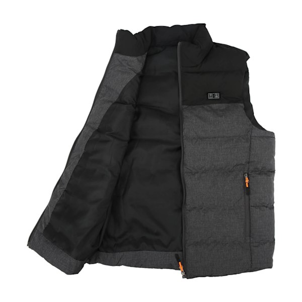 Opvarmet vest 11 varmezoner 3 gear temperatur letvægts unisex bærbar USB varmefrakke til vinter XL