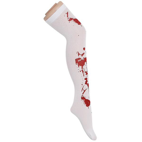 Halloween-heks med edderkopp kne-høye sokker, kvinners fancy dress tilbehør, 5 stykker